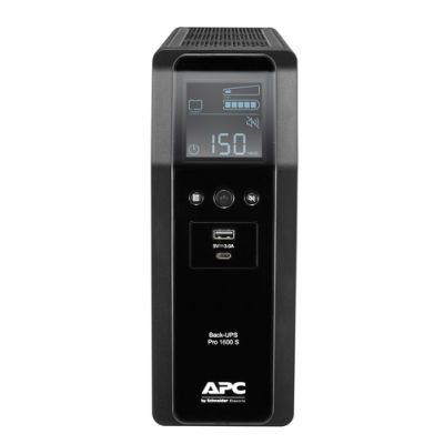 APC BR1600SI Unterbrechungsfreie Stromversorgung (USV) Line-Interaktiv 1,6 kVA 960 W 8 AC-Ausgänge