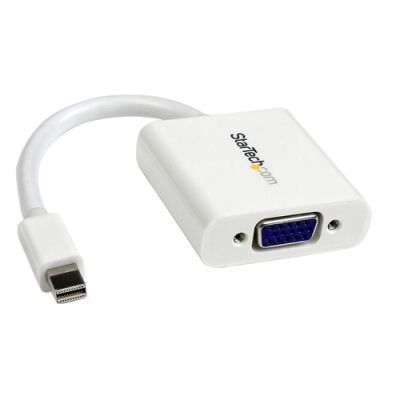 StarTech.com mini DisplayPort auf VGA Adapter - mDP zu VGA (Stecker/Buchse) 1920x1200 - Weiß