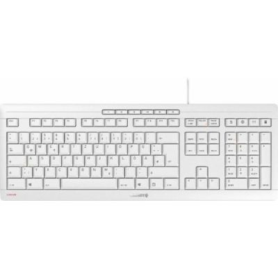 CHERRY STREAM KEYBOARD Tastatur USB QWERTZ Tschechisch, Slowakisch Grau