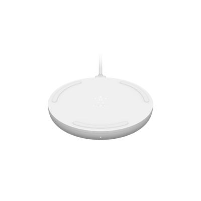 Belkin WIA001BTWH Ladegerät für Mobilgeräte Telefon Weiß AC Kabelloses Aufladen Schnellladung Auto