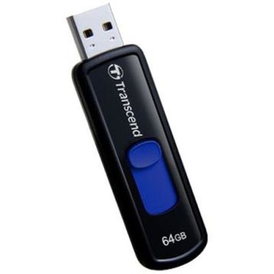 Transcend JetFlash elite JetFlash 760, 64GB USB-Stick USB Typ-A 3.2 Gen 1 (3.1 Gen 1) Schwarz, Blau