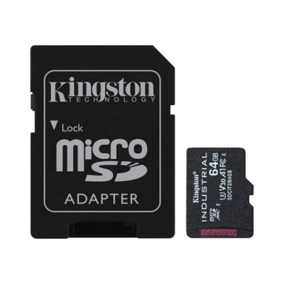 Kingston Technology Industrial 64 GB MicroSDXC UHS-I Klasse 10