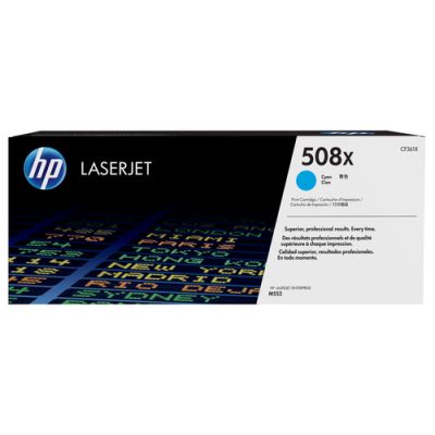 HP 508X Cyan Original LaserJet Tonerkartusche mit hoher Reichweite
