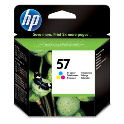HP 57 Cyan/Magenta/Gelb Original Tintenpatrone