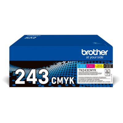 Brother TN-243CMYK Tonerkartusche 1 Stück(e) Original Schwarz, Cyan, Magenta, Gelb
