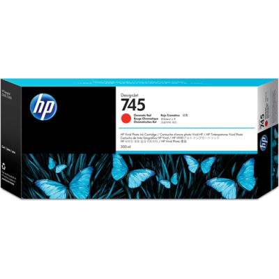 HP 745 DesignJet Druckerpatrone Chromatisches Rot, 300 ml
