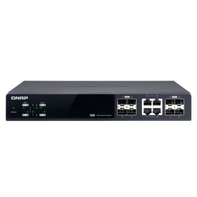 QNAP QSW-M804-4C Netzwerk-Switch Managed 10G Ethernet (100/1000/10000) Schwarz