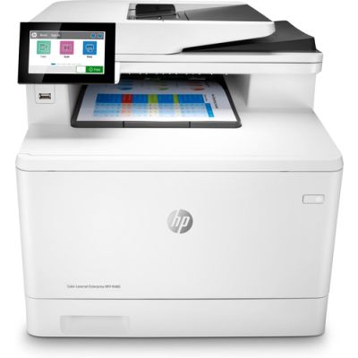 HP Color LaserJet Enterprise MFP M480f, Farbe, Drucker für Kleine & mittelständische Unternehmen, Drucken, Kopieren, Scannen, Faxen, Kompakte Größe; Hohe Sicherheit; Beidseitiger Druck; ADF für 50 Blatt; Energieeffizient