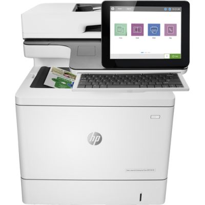 HP Color LaserJet Enterprise Flow MFP M578c, Drucken, Kopieren, Scannen, Faxen, Beidseitiger Druck; ADF für 100 Blatt; Energieeffizient
