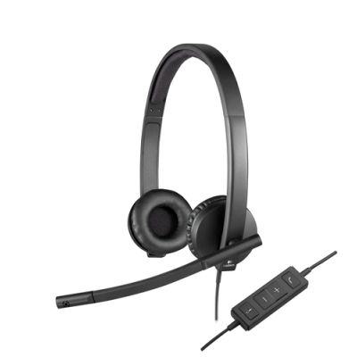 Logitech H570e Kopfhörer Kabelgebunden Kopfband Büro/Callcenter USB Typ-A Schwarz