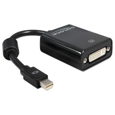 DeLOCK Adapter mini Displayport 0,18 m DVI-I Schwarz