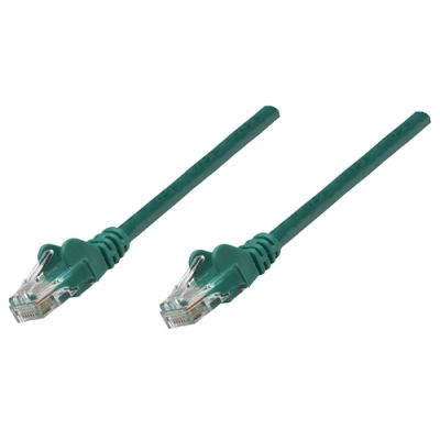 Intellinet Premium Netzwerkkabel, Cat6a, S/FTP, 100% Kupfer, Cat6a-zertifiziert, LS0H, RJ45-Stecker/RJ45-Stecker, 0,25 m, grün