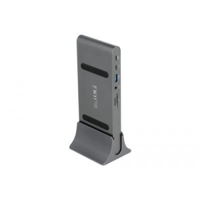 DeLOCK 87772 laptop-dockingstation & portreplikator Kabelgebunden Thunderbolt 3 Grau