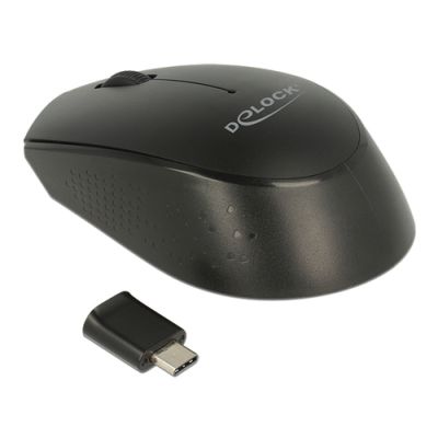 DeLOCK 12526 Maus Beidhändig RF Wireless Optisch 1000 DPI