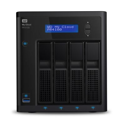 Western Digital My Cloud PR4100 NAS Desktop Ethernet/LAN Schwarz N3710