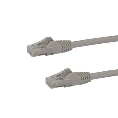 StarTech.com 10m Cat6 Gigabit Snagless Patchkabel - RJ45 UTP Netzwerkkabel - Grau