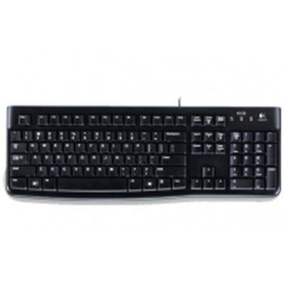 Logitech K120 Corded Keyboard Tastatur USB QWERTZ Ungarisch Schwarz