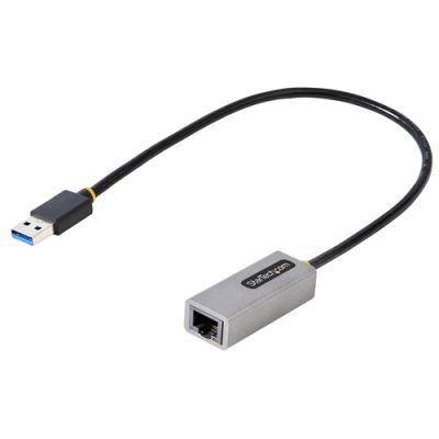 StarTech.com USB 3.0 Gigabit Ethernet Adapter, USB 3.0 zu 10/100/1000 Netzwerkadapter für Laptops, 30cm angeschlossenes Kabel, USB zu RJ45/LAN Adapter, NIC Adapter, Win, MacOS, Linux und Chrome OS unterstützt