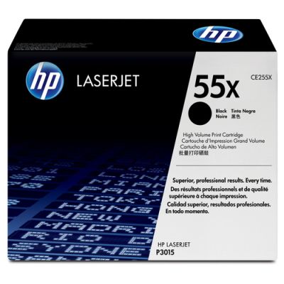 HP 55X Schwarz Original LaserJet Tonerkartusche mit hoher Reichweite