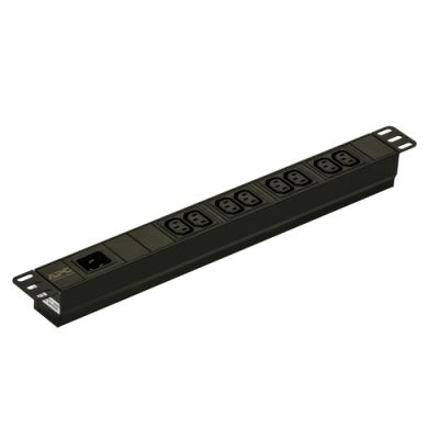 APC EPDU1016B Stromverteilereinheit (PDU) 8 AC-Ausgänge 1U Schwarz
