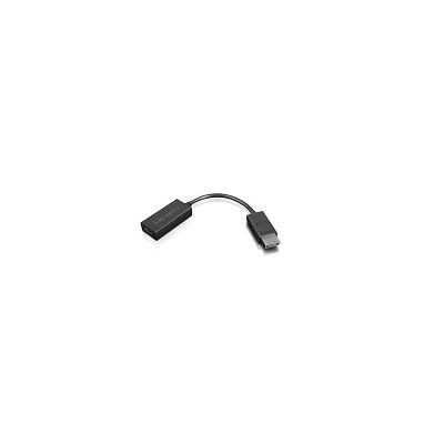 Lenovo 4X90R61023 Videokabel-Adapter 0,225 m DisplayPort HDMI Typ A (Standard) Schwarz