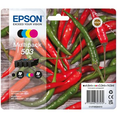 Epson 503 Druckerpatrone 4 Stück(e) Original Standardertrag Schwarz, Cyan, Magenta, Gelb