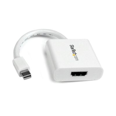 StarTech.com Mini DisplayPort auf HDMI Adapter / Konverter (Stecker/Buchse) - 1920x1200 - Weiß