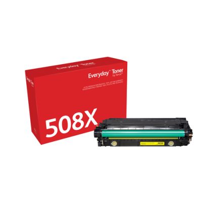 Everyday ™ Gelb Toner von Xerox, kompatibel mit HP 508X (CF362X/ CRG-040HY), High capacity