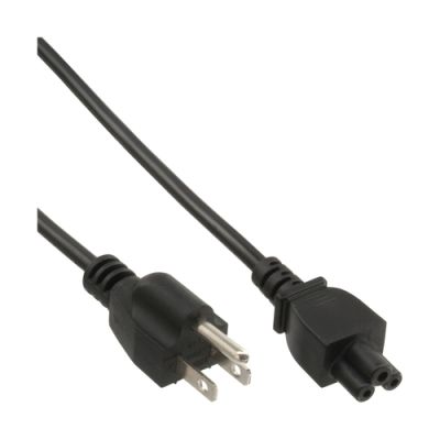InLine Netzkabel für Notebook, USA/Canada, 3pol Kupplung, 2m