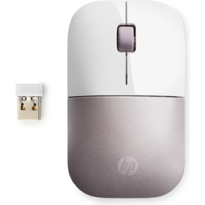 HP Wireless-Maus Z3700 – weiß/pink