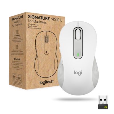 Logitech Signature M650 for Business Maus rechts RF Wireless + Bluetooth Optisch 4000 DPI