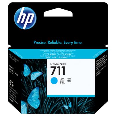 HP 711 Cyan DesignJet Tintenpatrone, 29 ml