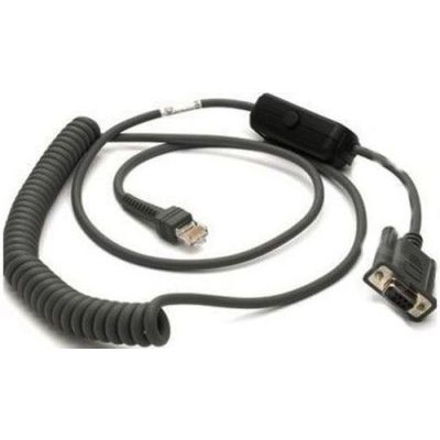 Zebra CBA-R31-C09ZAR Serien-Kabel Schwarz 2,8 m