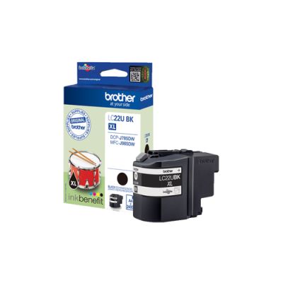 Brother LC22UBK Druckerpatrone 1 Stück(e) Original Schwarz