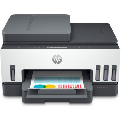 HP Smart Tank 7305 All-in-One, Farbe, Drucker für Home und Home Office, Drucken, Scannen, Kopieren, ADF, Wireless, Automatische Dokumentenzuführung (35 Blatt); Scannen an PDF; Beidseitiger Druck