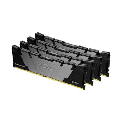 Kingston Technology FURY 64GB 3600MT/s DDR4 CL16 DIMM (4er-Kit) 1Gx8 Renegade Black