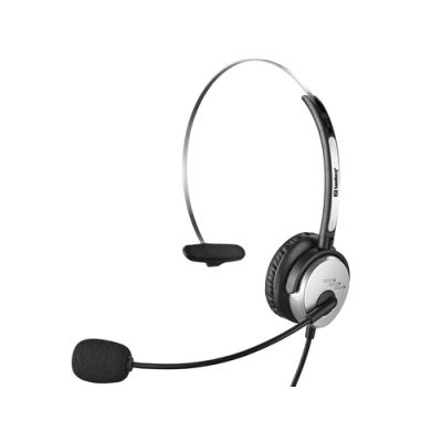 Sandberg 326-14 Kopfhörer & Headset Kabelgebunden Kopfband Büro/Callcenter USB Typ-A Schwarz, Silber