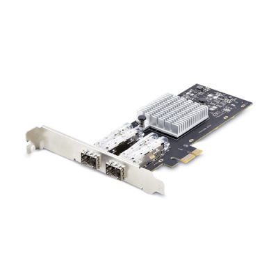 StarTech.com 2-Port GbE SFP Netzwerkkarte, PCIe 2.0 x1, Intel I350-AM2 2x 1GbE, 1000BASE Kupfer/Glasfaser Netzwerkkarte, Gigabit LWL/LAN Karte, Desktop/Server PCIE Netzwerkadapter, Windows und Linux Kompatibel