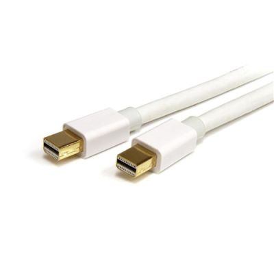 StarTech.com 3 m Mini DisplayPort Kabel - 4K x 2K Ultra HD Video - Mini DisplayPort 1.2 Kabel - Mini DP zu Mini DP Monitorkabel - mDP Kabel - Weiß