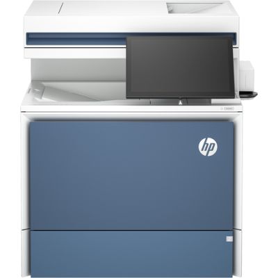 HP Color LaserJet Enterprise Flow MFP 5800zf Drucker, Drucken, Kopieren, Scannen, Faxen, Automatische Dokumentenzuführung; Optionale Fächer mit hoher Kapazität; Touchscreen; Tonerkartusche mit TerraJet