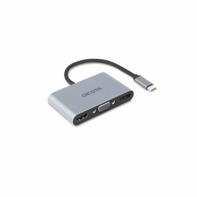 DICOTA D32064 Handy-Dockingstation Tablet/Smartphone/Laptop Silber