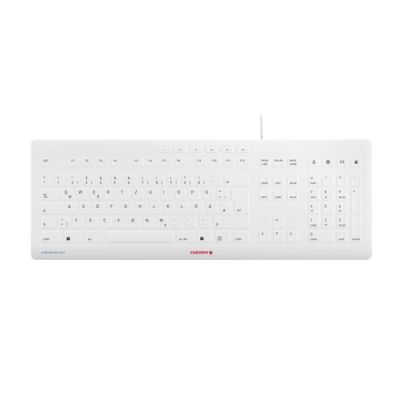 CHERRY Stream Tastatur USB QWERTZ Deutsch Grau