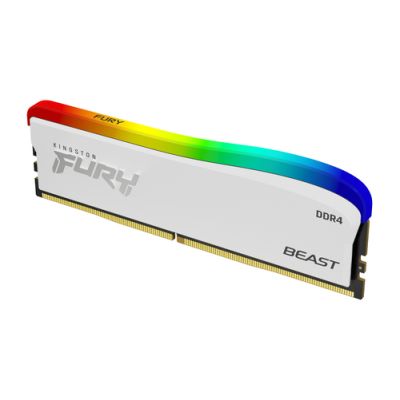 Kingston Technology FURY 8GB 3200MT/s DDR4 CL16 DIMM Beast weiß RGB SE