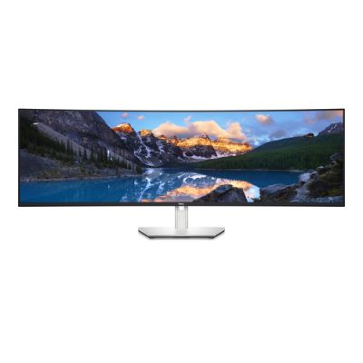 DELL UltraSharp U4924DW LED display 124,5 cm (49") 5120 x 1440 Pixel 5K Ultra HD LCD Schwarz, Silber