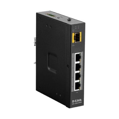 D-Link DIS‑100G‑5PSW Unmanaged L2 Gigabit Ethernet (10/100/1000) Power over Ethernet (PoE) Schwarz