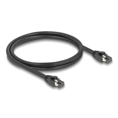 DeLOCK 80233 Netzwerkkabel Schwarz 1 m Cat8.1 S/FTP (S-STP)