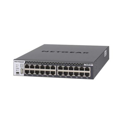 NETGEAR M4300-24X Managed L3 10G Ethernet (100/1000/10000) 1U Schwarz