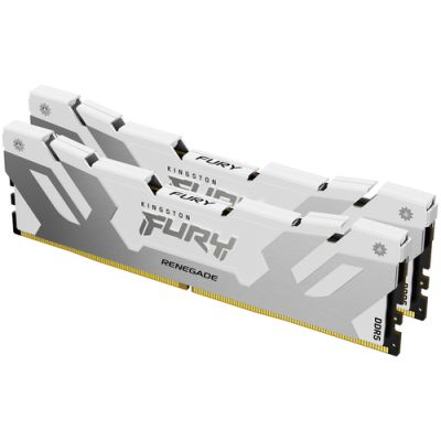 Kingston Technology FURY 32GB 6000MT/s DDR5 CL32 DIMM (2er-Kit) Renegade Weiß XMP
