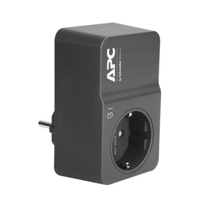 APC PM1WB-GR Spannungsschutz Schwarz 1 AC-Ausgänge 230 V