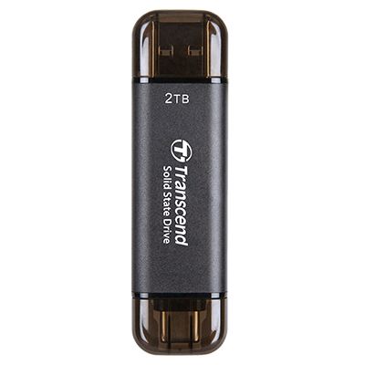 Transcend TS2TESD310C Externes Solid State Drive 2 TB Schwarz